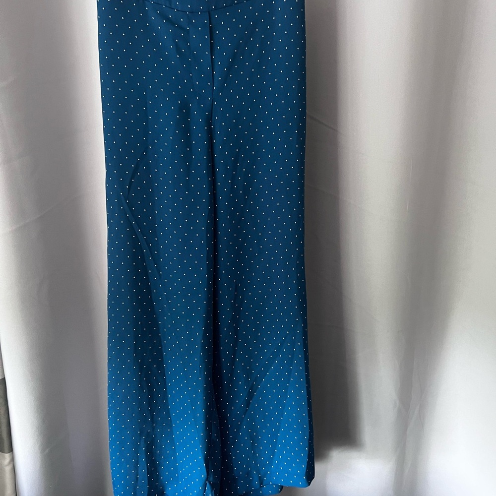 J. Jill Teal Polka Dot Pants